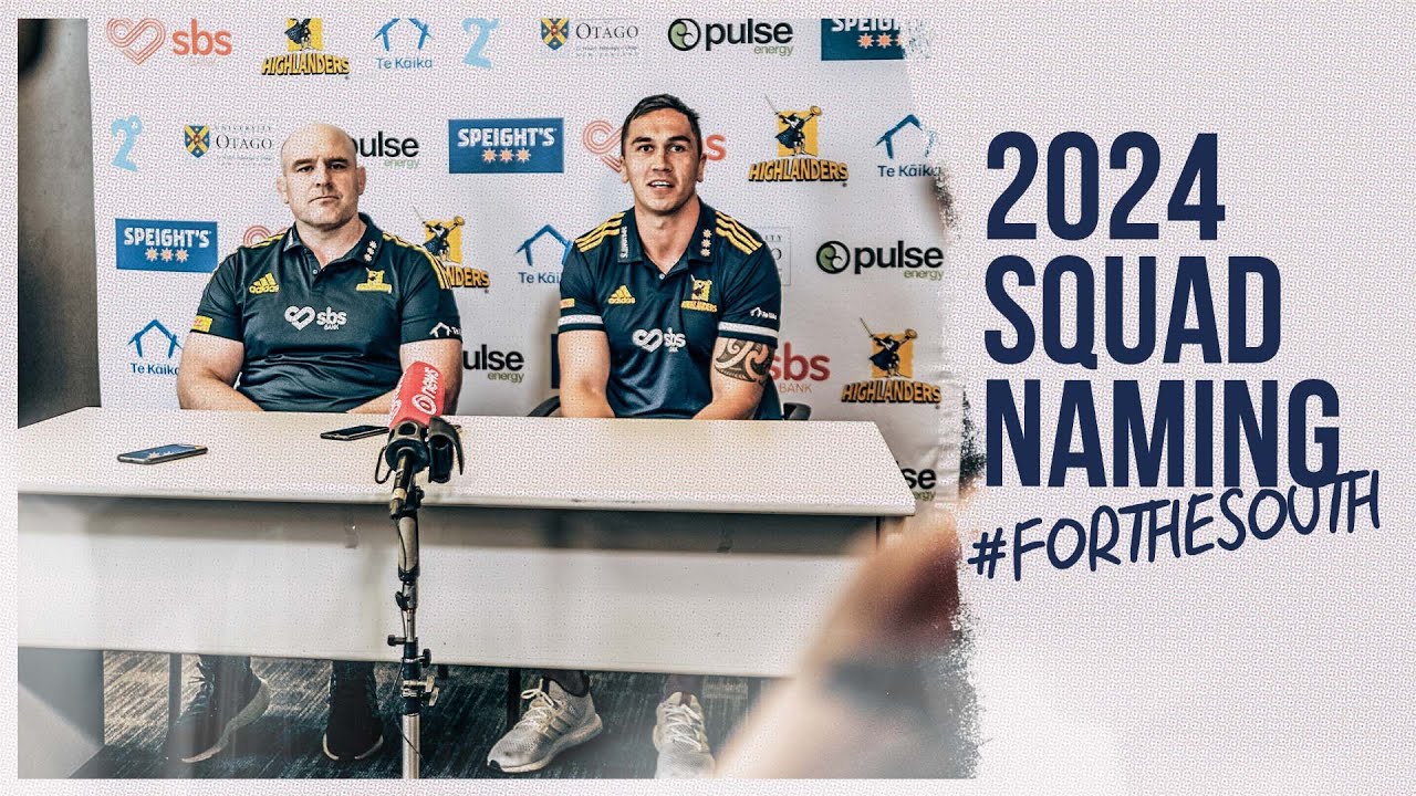 Highlanders Name Their 2024 Squad - Full Media Stand Up - YouTube