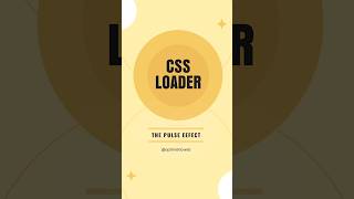 Create a Sleek CSS Loader with Pulse Effect