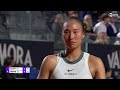 coco gauff vs. zheng qinwen 2024 rome quarterfinal wta match highlights