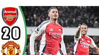 Arsenal FC 2 VS 0 Manchester United résumé match Highlith 4HD