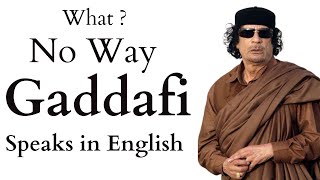 Gaddafi speaks in English [Secret Video Revealed] - AI Voice Cloning \u0026 Lip Sync