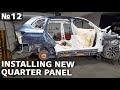 Rebuilding Destroyed 2021 BMW X5M Competition / Installed On The Frame Rack