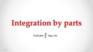 Integration by Parts Class  1 in Tamil