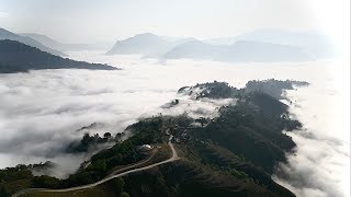 Beautiful Landscape Bahunthan, Waling Syangja, Nepal! (Drone Shot)