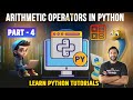 #4🐍 What is Arithmetic Operators | Learn Python Tutorial for Beginners | Python Arithmetic Operators