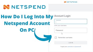 How Do I Log into My Netspend Account? Sign Into Netspend Account On Pc | Netpend Login Tutorial