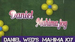 DANIEL WEDS MAHIMA JOY   || 11-02-2025 ||