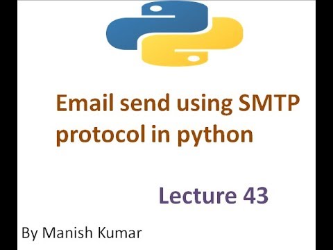 How To Send An Email In Python | Email Sending Using SMTP In Python ...