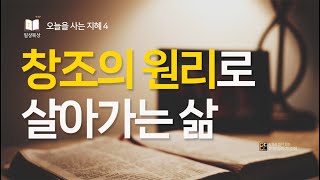 오늘을 사는 지혜 4 l 창조의 원리로 살아가는 삶 (잠 3:5-6) l 2025년 2월 6일 일상묵상