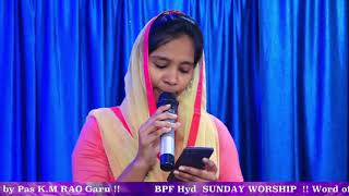 Chattan||సుడిగాలైనను Sudigalainanu !! Telugu Christian Worship Song by BPF Hyderabad Choir!!