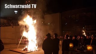 🔥 Hexenfeuer in Zell im Wiesental 2019 mit der 🎺🥁 Guggenmusik Zeller Notenknacker