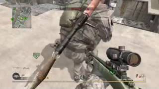 CRAZY COD4 BOUNCE SHOT!