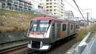 東急6000系6105F急行中央林間行き 田園都市線宮前平付近通過