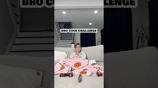 Bro code challenge😂 #rickseavlogs #couple #couplecomedy