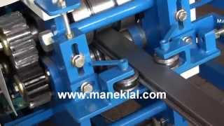 Manek - Rolling Shutter Strip Making Machine Model: RSS-4.5 with 6 pairs of Rolls