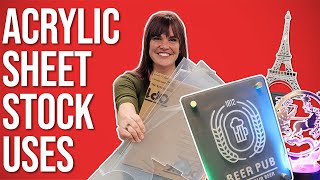How to Use Acrylic Sheet Stock