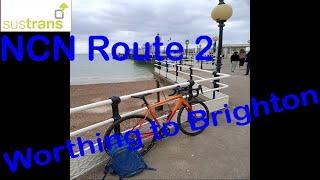 Worthing to Brighton (England, UK) bike ride - Sustrans National Cycle Network Route 2