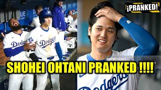 SHOHEI OHTANI PRANKED!!! DODGERS CRACK UP AFTER FOOLING OHTANI WITH PINCH-HIT PRANK WOW