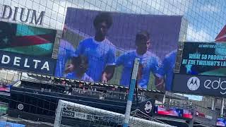Nycfc player entrance on 7-9-22