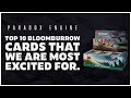 Top 10 Bloomburrow MTG cards that we are most excited for.