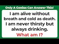 ONLY A GENIUS CAN ANSWER THESE 10 TRICKY RIDDLES | Riddles Quiz With Answers #57