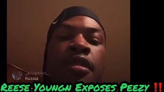 Reese Youngn @BHMBEENHADMONEY  exposes @PeezyOfficial  pt2. Birdman kept it real.