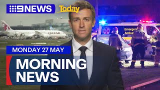 Severe turbulence hits Qatar Airways flight; Deadly Sydney crash | 9 News Australia