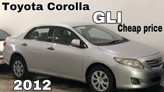 Toyota Corolla GLI 2012 model for sale big discount