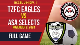 TZFC EAGLES @ ASA SELECTS, November 2, 2024