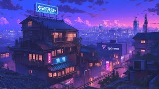 Retro Lofi Hip Hop Beats 🌺 Nostalgic Vibes \u0026 1980s \u0026 90s Japanese Town Ambience 🌆 Lofi Rain Playlist