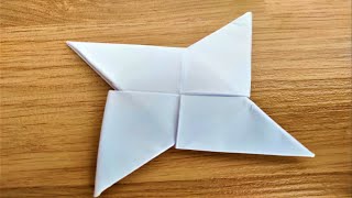 How To Make a Paper Ninja Star (Shuriken) - Origami - Easy and Fun