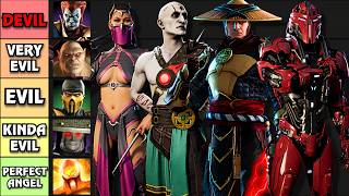 How EVIL is EVERY Mortal Kombat Character?