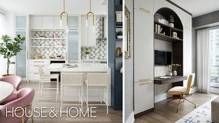 Interior Design: A Basic Condo Customized With Color, Pattern And Statement Lighting