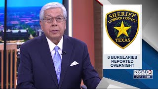 Deputies investigating string of overnight burglaries in southeast Lubbock County