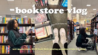 *cozy* fall bookstore vlog🕯️🧸🍂spend the day book shopping at barnes & noble with me + HUGE book haul