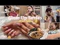 My Guasha Routine| Glow Up Series Ep 5| Pinterest Nails| Hair Cut| pedicure 🫧|Outing with Family 💓