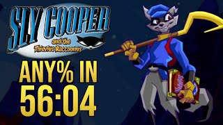 Sly Cooper Any% Speedrun in 56:04