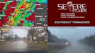 Southeast Tornadoes - Live Storm Chasing
