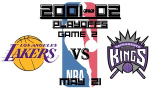 【NBA】2001~02 playoffs LAKERS vs KINGS game2 521