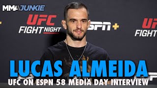 Lucas Almeida 'Had to Go Through a Lot' to Cope With Back-to-Back Losses | UFC on ESPN 58