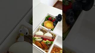 Make bento with me #asmr #food #asmrfood #foodie #bento #lunchbox #lunch #cooking #satisfying