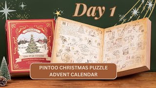 DAY 1 - Pintoo Christmas Puzzle Advent Calendar #adventcalendar2023 #puzzle #jigsawpuzzle