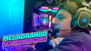 COMO MELHORAR A QUALIDADE DO MICROFONE \u0026 HEADSET!!! **ATUALIZADO**