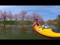 【insta360 x3】skillism vr 360 茨城県 福岡堰さくら公園 お花見カヤック pakayak bluefine 142 パカヤック