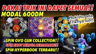 HOKI PARAH! TRIK SPIN EVO GUN COLLECTION, EMOTE BERDUA BERSAMAMU \u0026 HYPERBOOK TERBARU LANGSUNG DAPET!