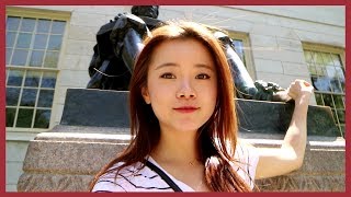 Boston Vlog -- A Day in Harvard \u0026 MIT | 波士顿游记：哈佛，MIT