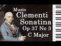 (Score Scrolling) Clementi Sonatina in C Major Op 37 No 3 / 克拉門蒂 C 大調小奏鳴曲 Op 37 第三首