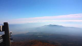 From crater Rim of Mt hoei Fujisan.富士山宝永山ハイキング。