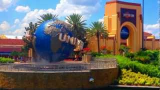Time Lapse view of Universal Studios in Orlando Florida