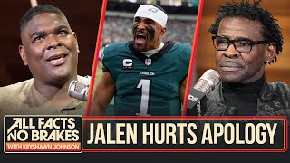 Keyshawn \u0026 Michael Irvin debate: Does the media owe Jalen Hurts an apology?